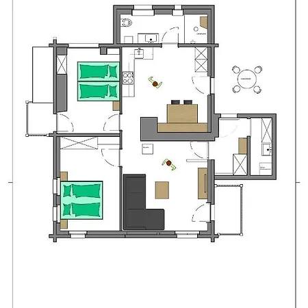 Lägenhet Dorfbrunnu *